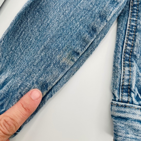 Oshkosh B'gosh Denim Trucker Jacket Med Wash 4T Cotton Button Classic Blue Cute - Picture 5 of 7